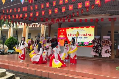 LỄ KHAI GIẢNG NĂM HỌC 2026 – 2027, TRƯỜNG THCS NGUYỄN TRÃI, XÃ QUẢNG TÍN